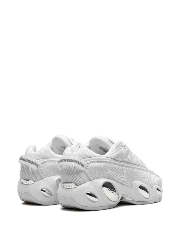 N374O Nike tenis Glide White Chrome de Nike x NOCTA
