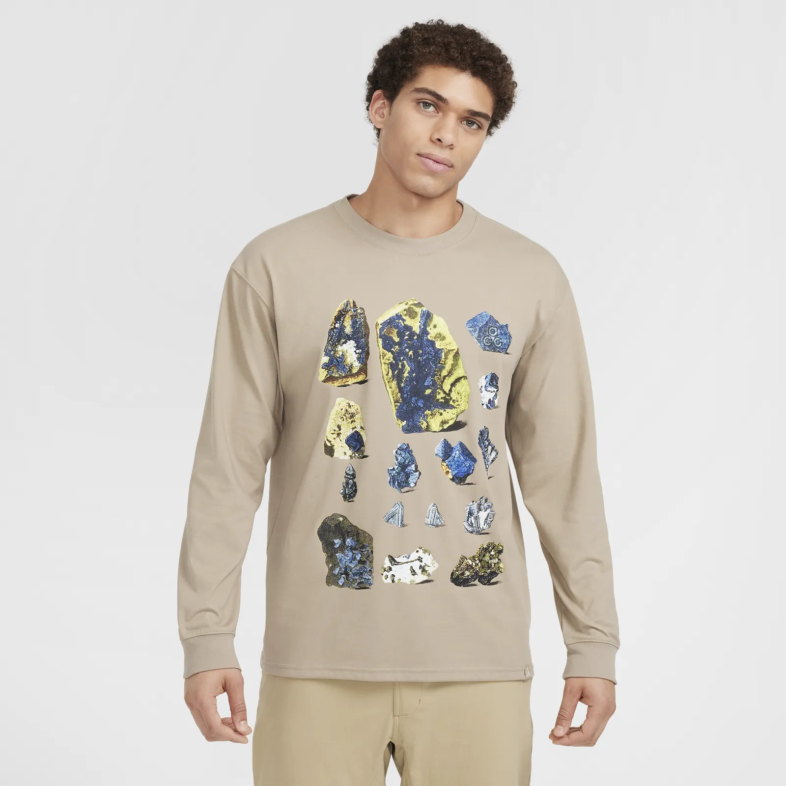 NIKE ACG LONG SLEEVE TSHIRT WITH PRINT