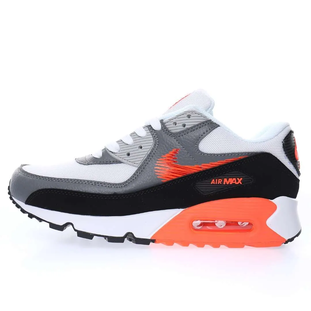 Nike Air Max 90″Grey/Black/White/Orange»