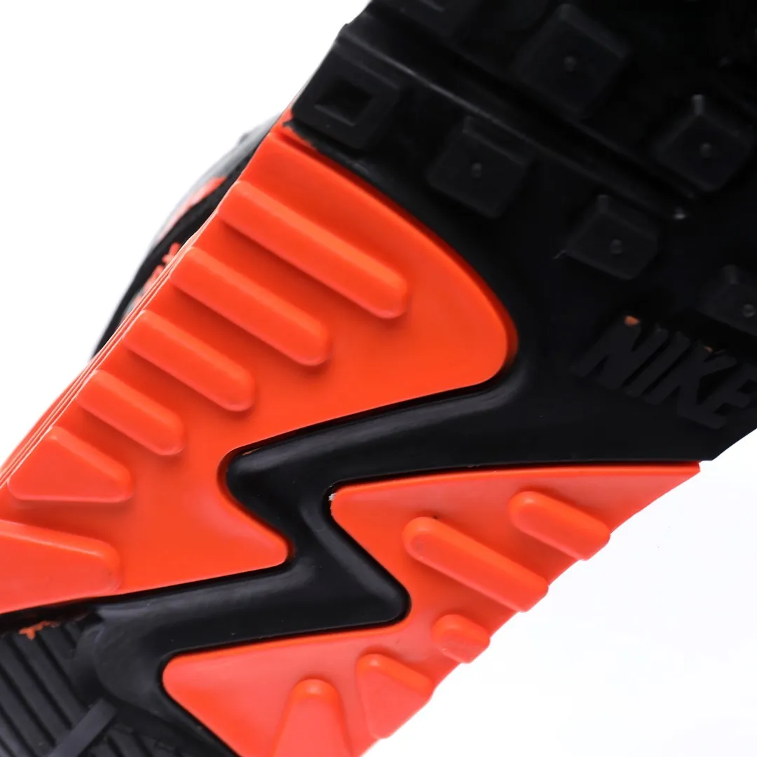 Nike Air Max 90″Grey/Black/White/Orange»