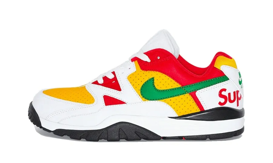 Nike Cross Trainer Low Supreme White Yellow Red