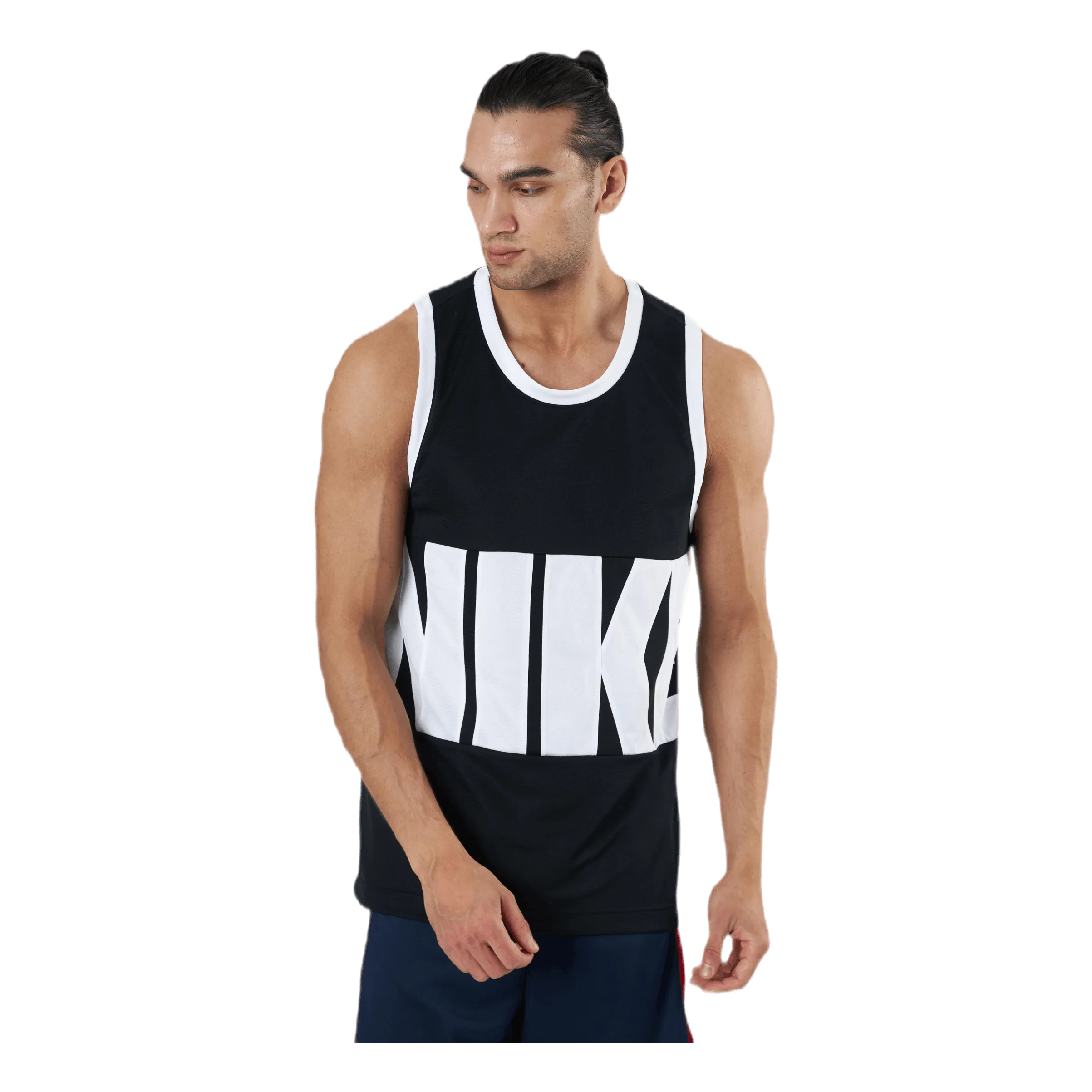 NIKE DRIFIT STARTING 5 WHITE/BLACK