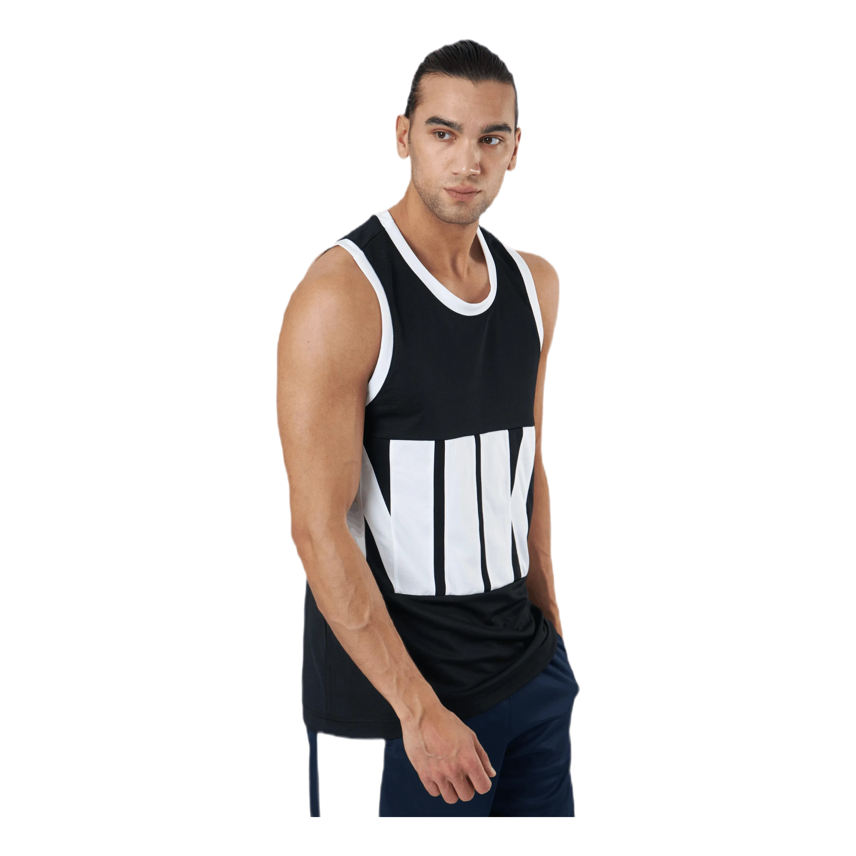 NIKE DRIFIT STARTING 5 WHITE/BLACK