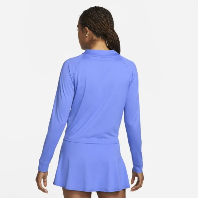 NIKE DRIFIT VICTORY LONGSLEEVE 1/2ZIP TENNIS TOP