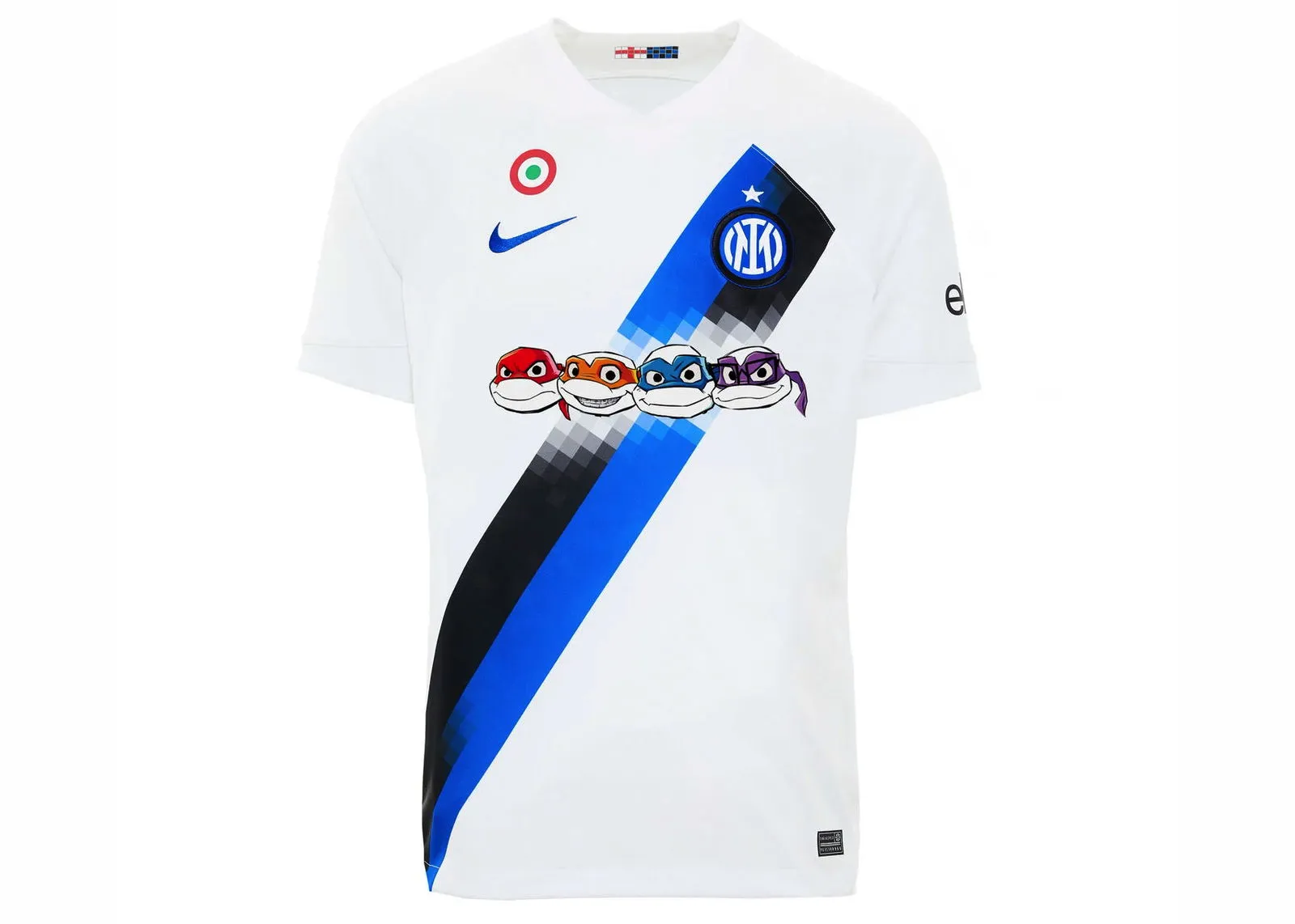 Nike Inter FC Away Stadium Jersey 2023/24 Ninja Turtles Special Edition Jersey White