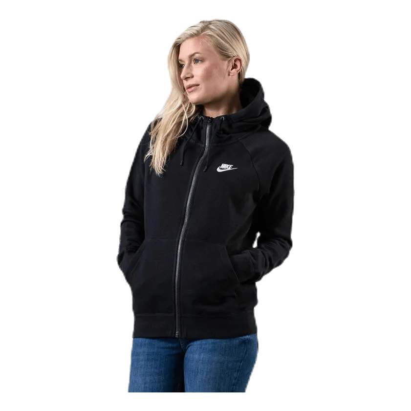 Nike Nsw Essential Zip Hoodie White/Black