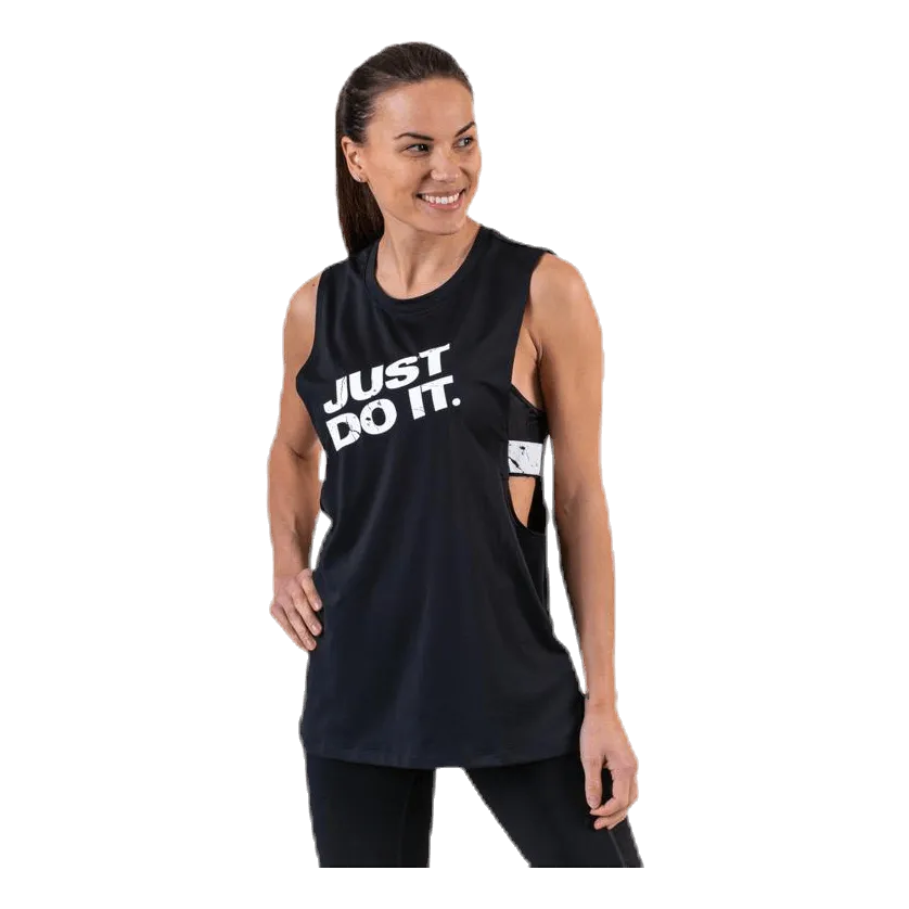 Nike Pro Marble Grx Loose Tank White/Black
