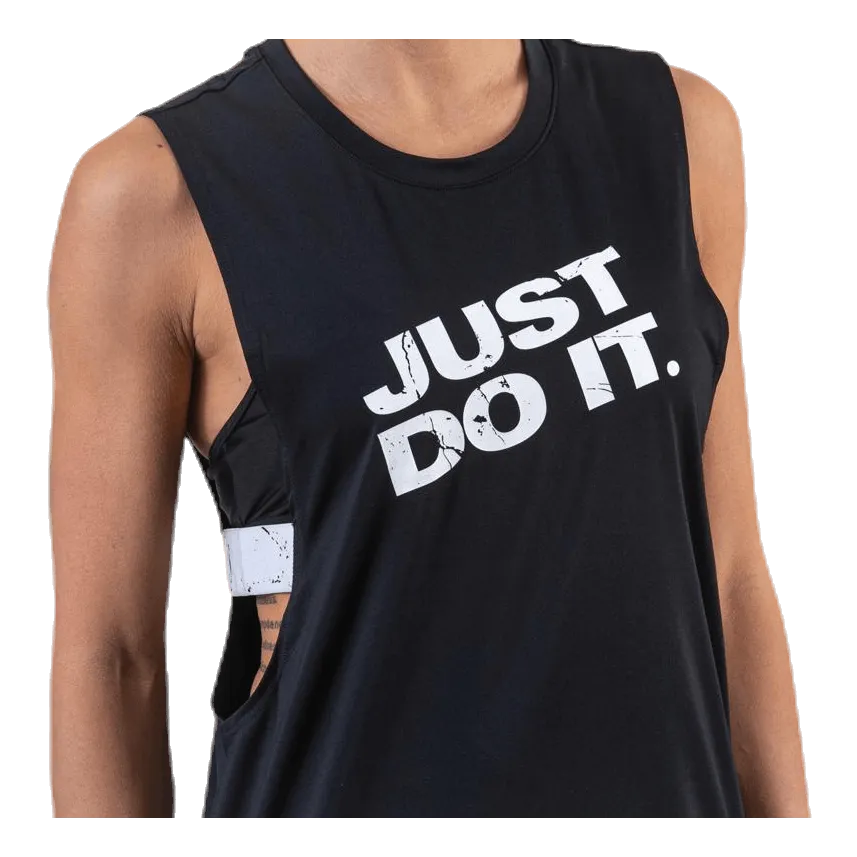 Nike Pro Marble Grx Loose Tank White/Black