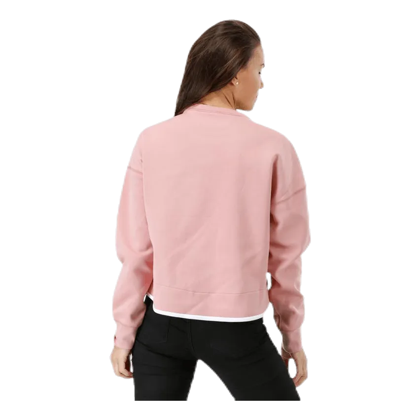 Nike Tech Fleece Crew Pink/White