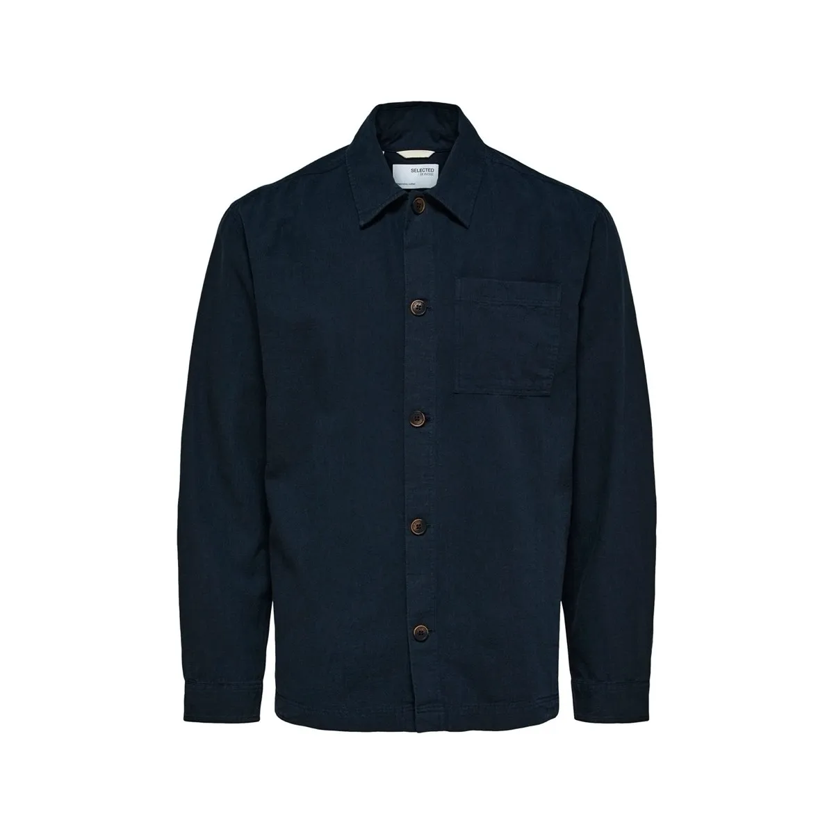 NOOS LINEN OVERSHIRT  SKY CAPTAIN
