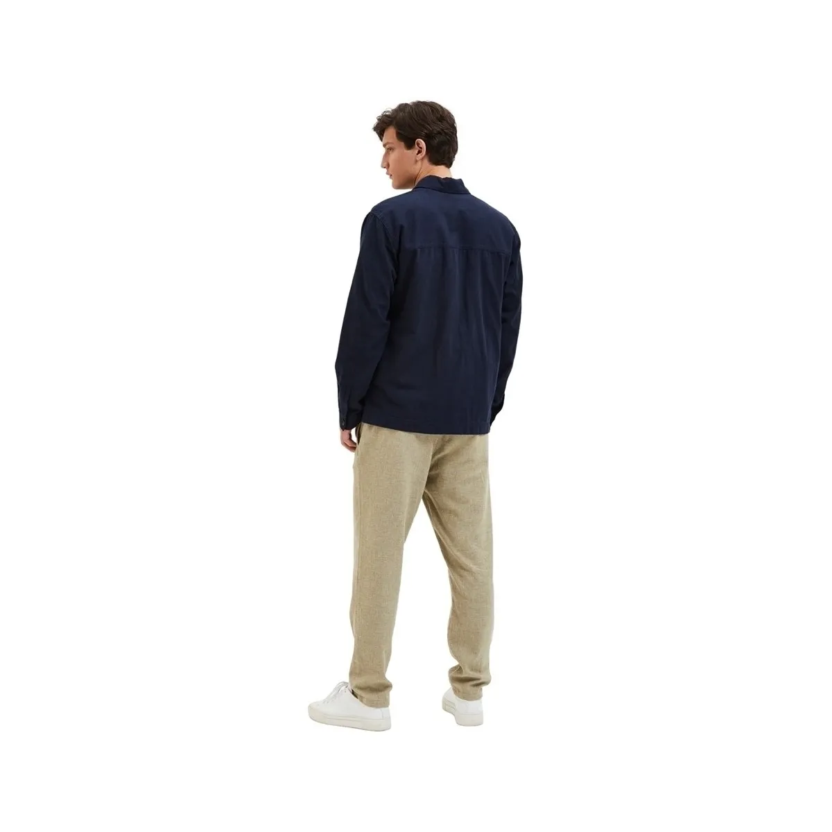 NOOS LINEN OVERSHIRT  SKY CAPTAIN