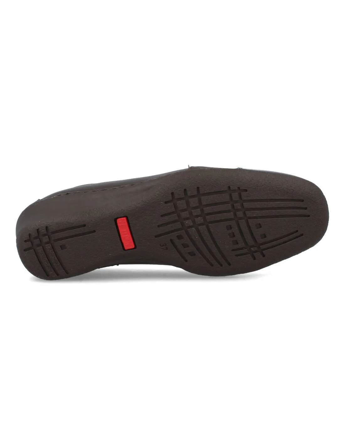 NOTTON  ZAPATO CUñA PIEL ANCHO ESPECIAL MARRóN