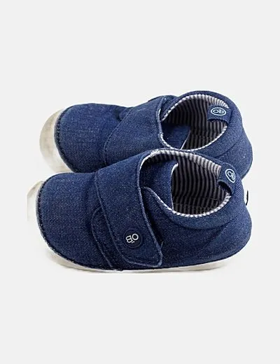 Obaïbi Deportiva denim oscura con velcro