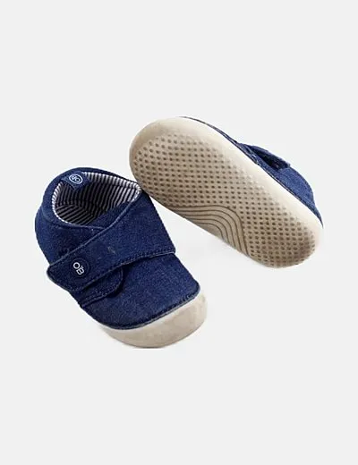 Obaïbi Deportiva denim oscura con velcro