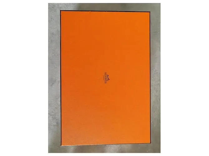 Oran Sandalias Hermès Chipre en talla  38.5 Castaño 