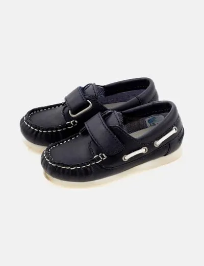 OTS Mocasín azul marino velcro
