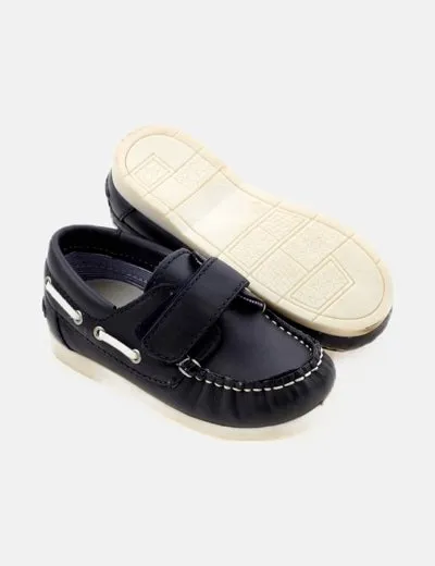 OTS Mocasín azul marino velcro