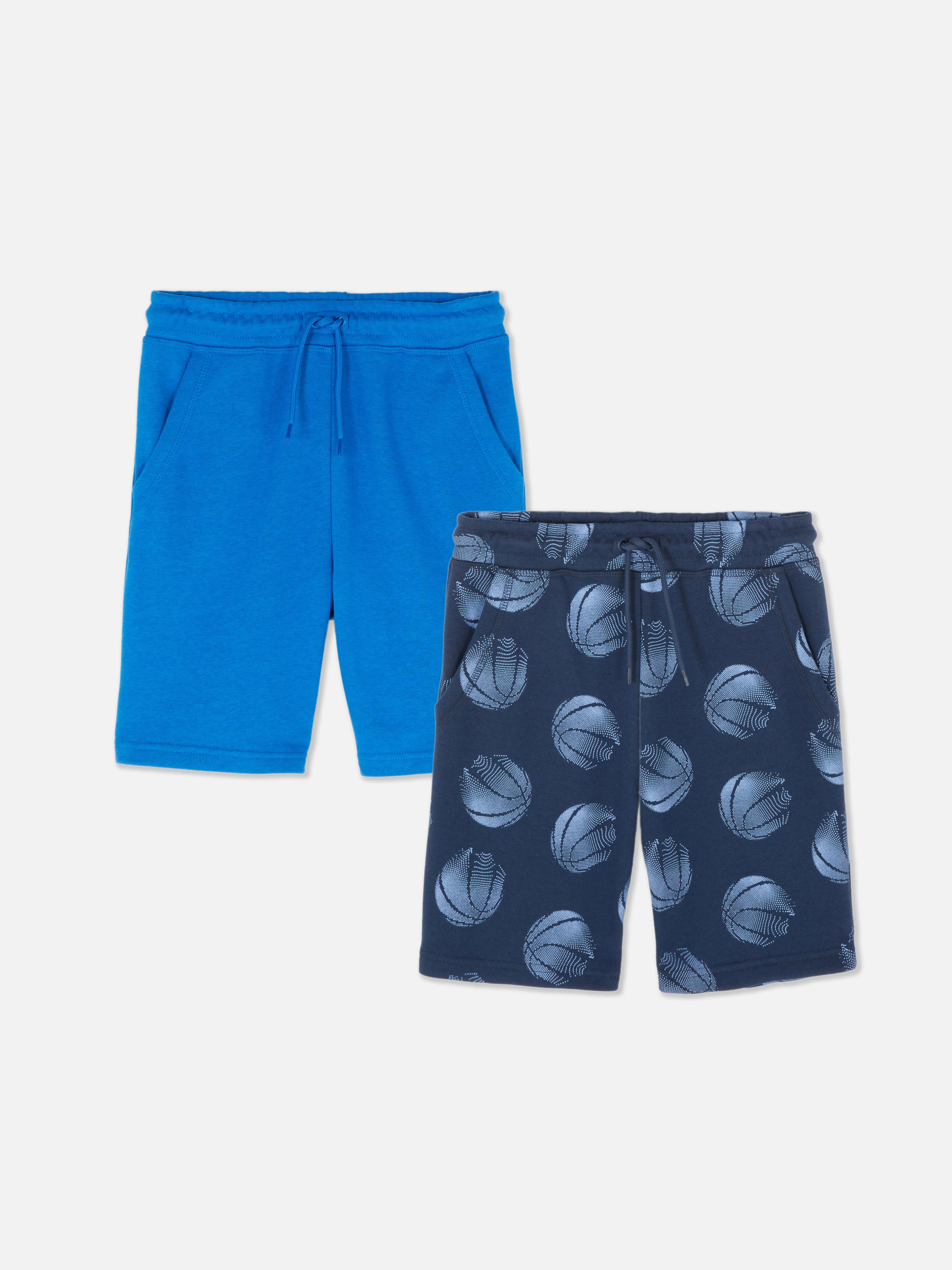 Pack de 2 pantalones cortos con cordón de ajuste