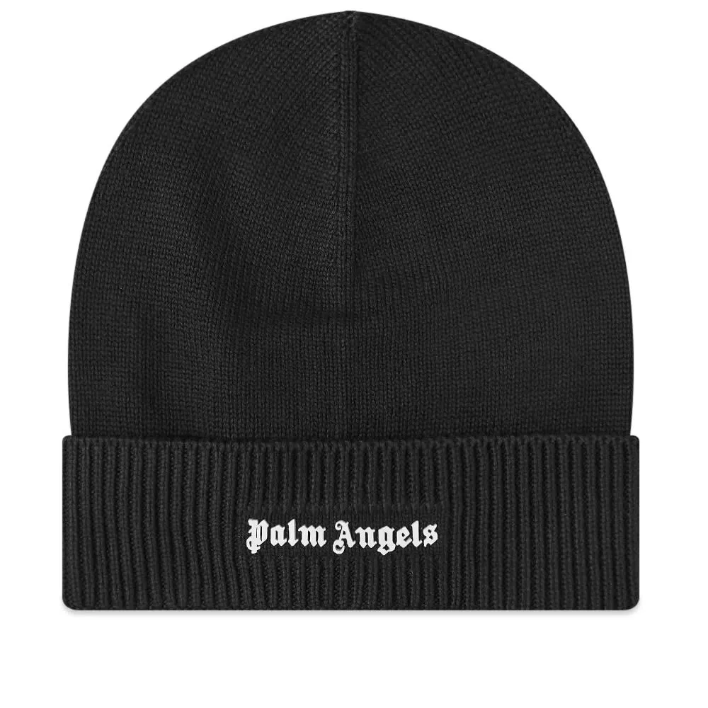 Palm Angels Logo Beanie Hat