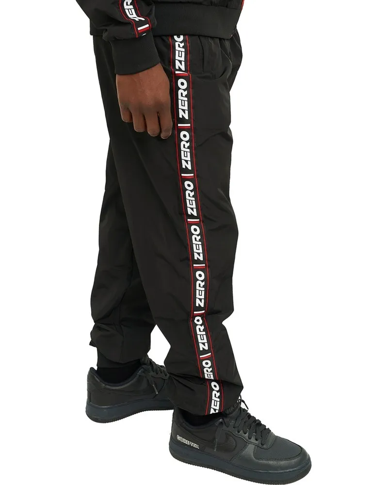 Pantalon zero brand negro retro trackpant