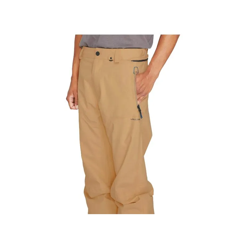 PANTALONES DE ESQUí VOLCOM L GORETEX PARA HOMBRE (CARAMELO)