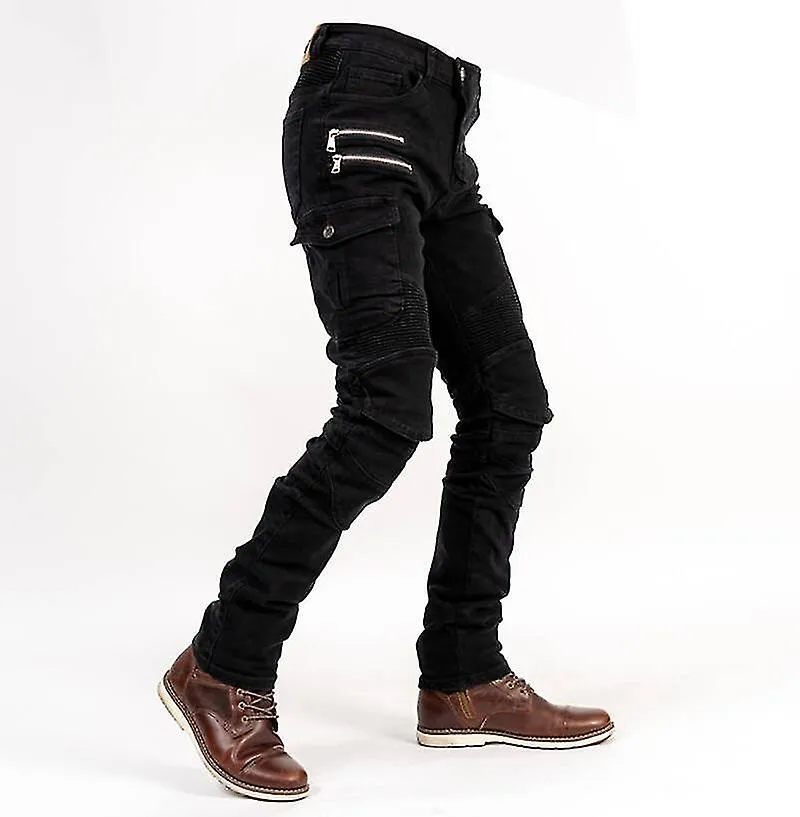 Pantalones Pantalones de motocicleta Hombres Moto Jeans Equipo de protección Montar Touring Pantalones de moto Pantalones de mot