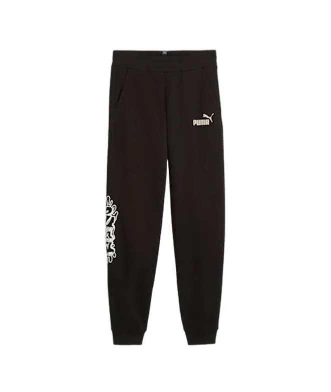 Pantalones Puma ESS+ MID 90s  Negro Infantil