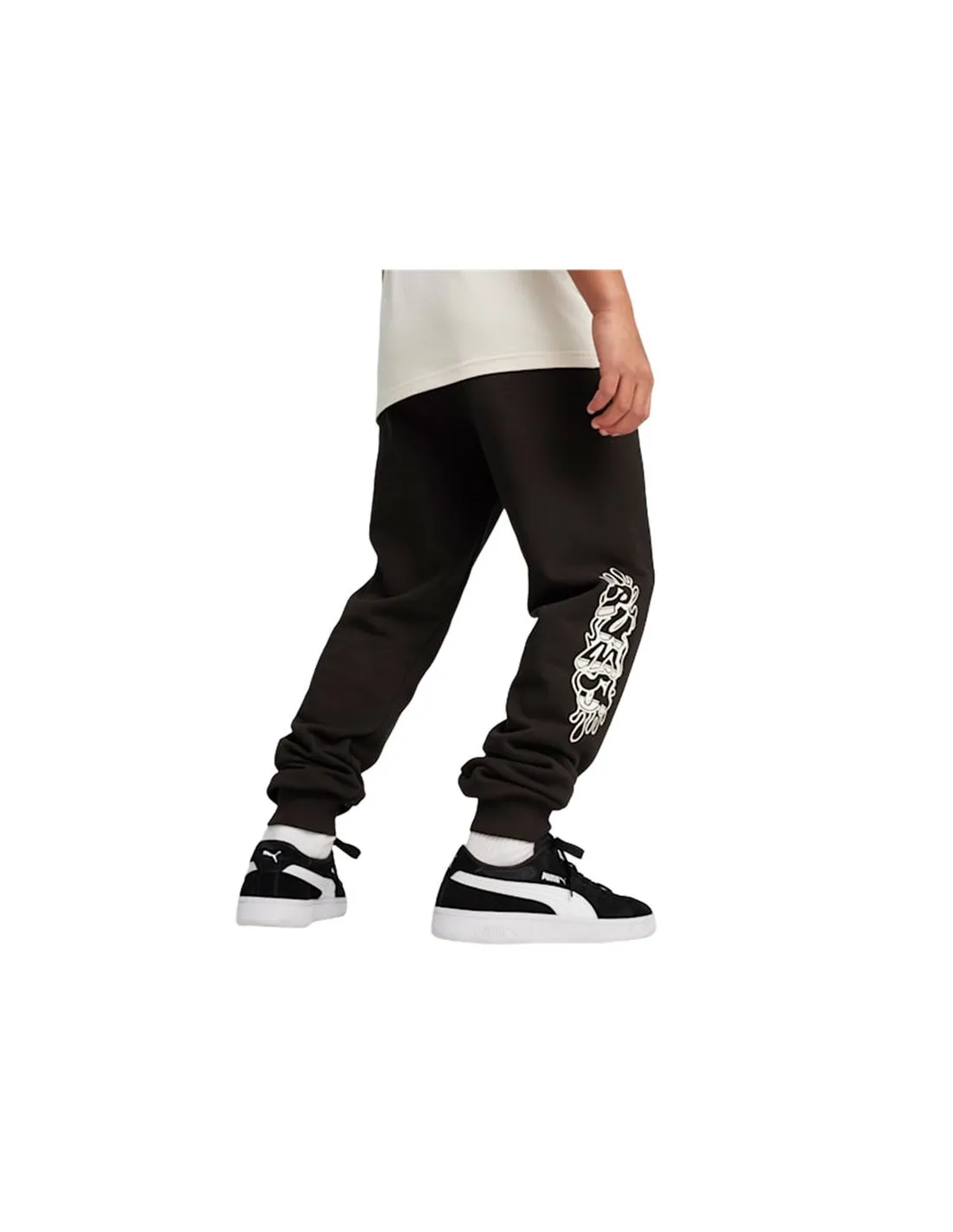 Pantalones Puma ESS+ MID 90s  Negro Infantil