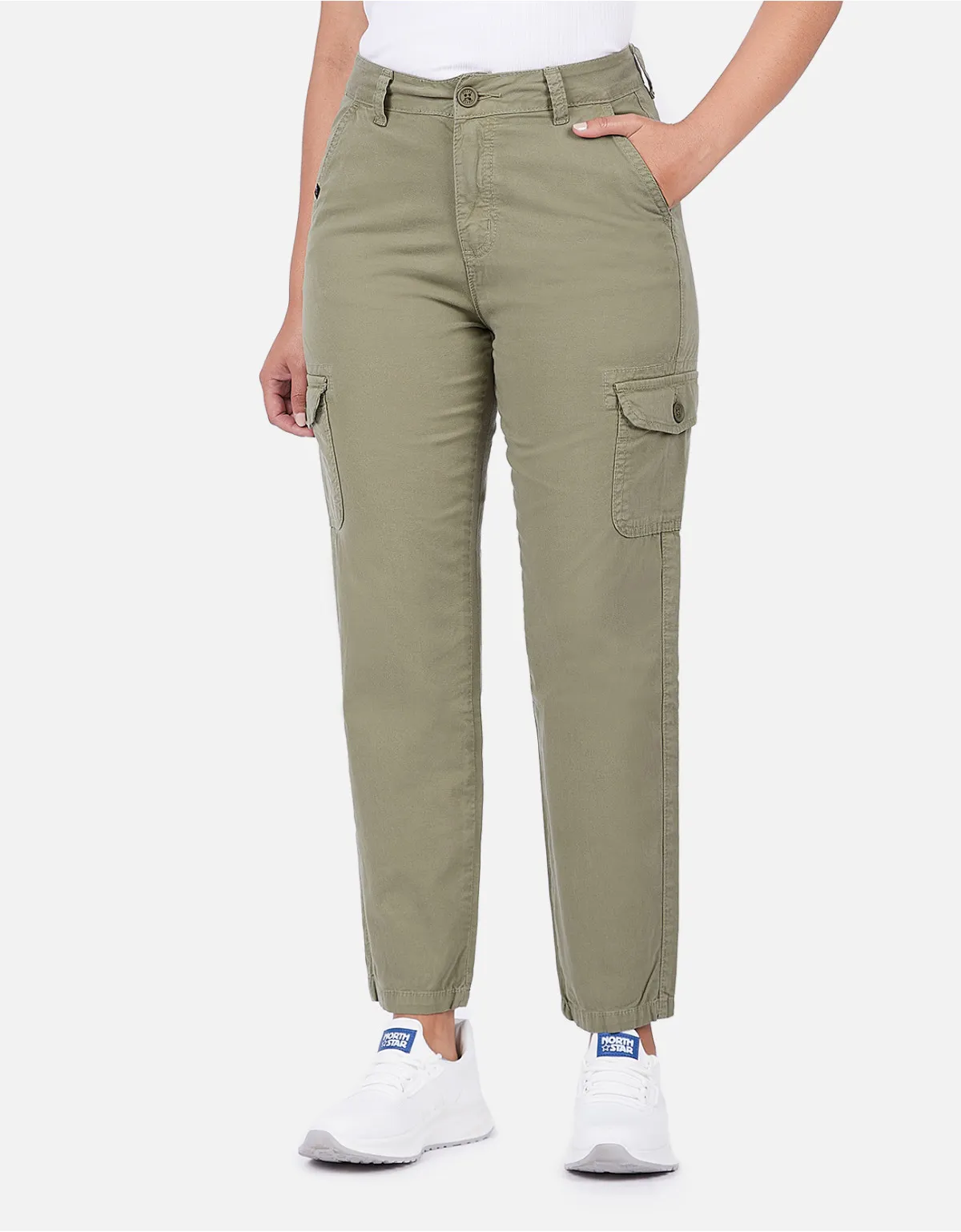 Pantalón cargo verde