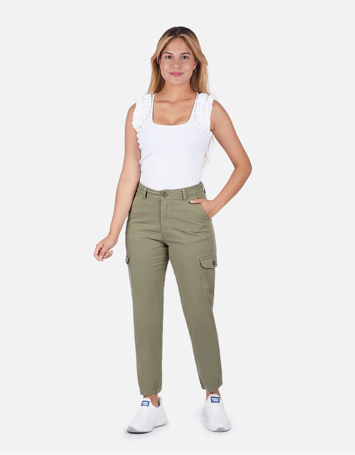 Pantalón cargo verde