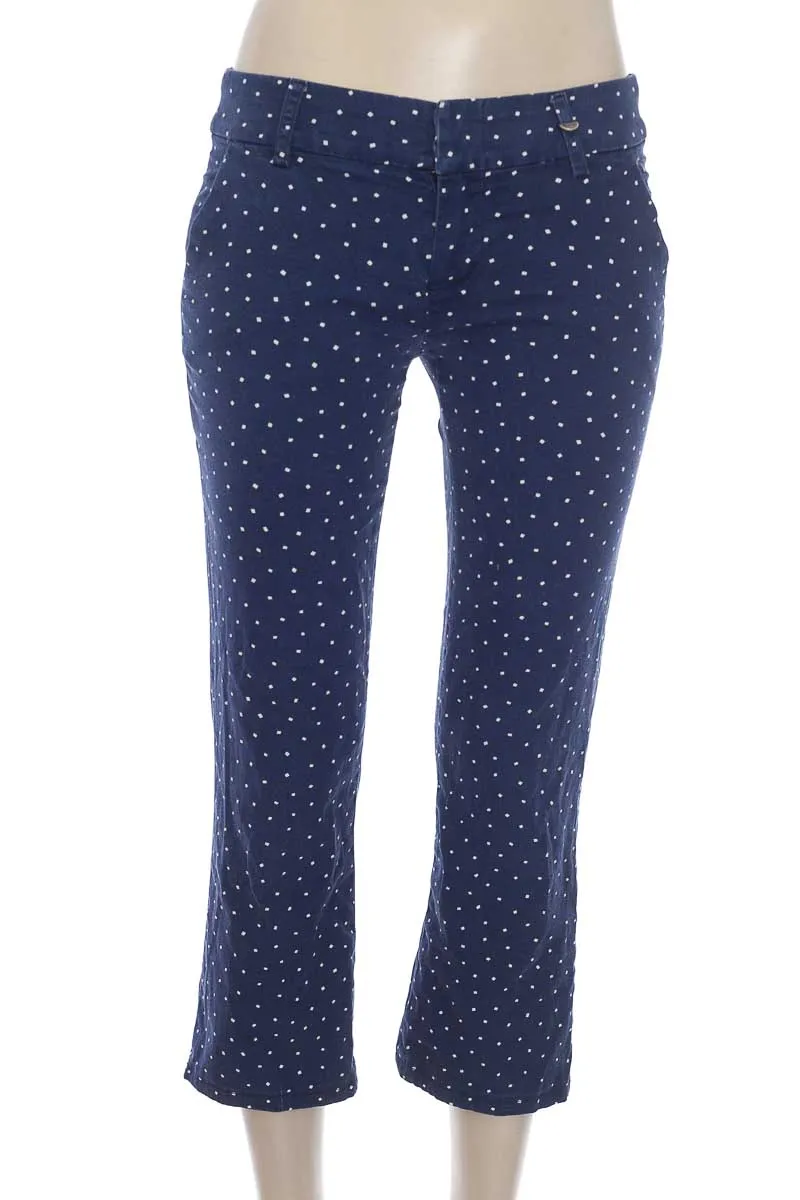 PANTALóN COLOR AZUL  ESPRIT