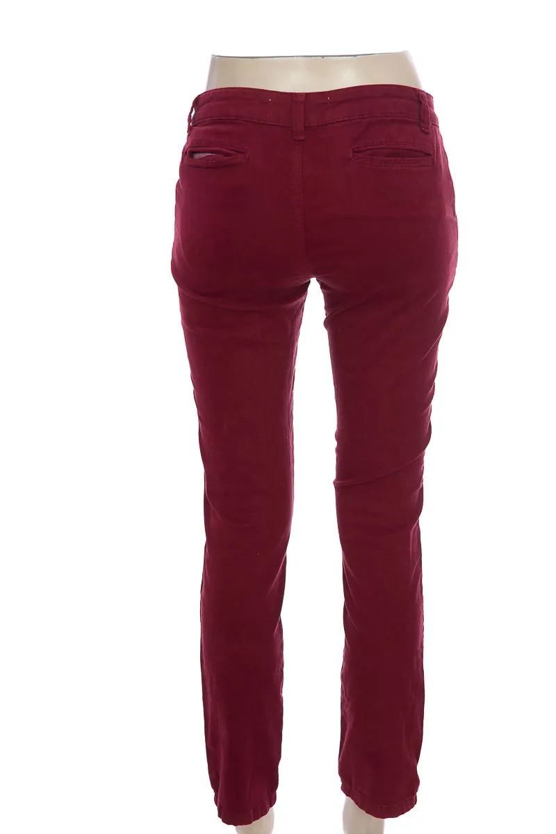 PANTALóN COLOR VINOTINTO  DKTA