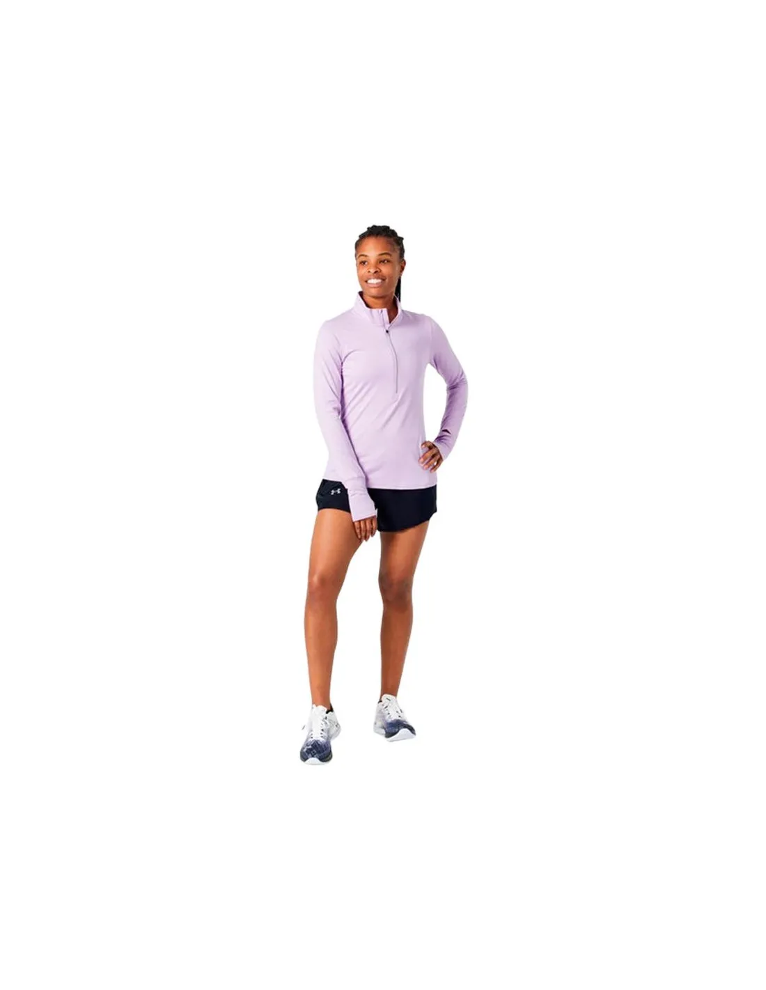 PANTALóN DE RUNNING UNDER ARMOUR FLY BY 2IN1 SHORTS MUJER NEGRO
