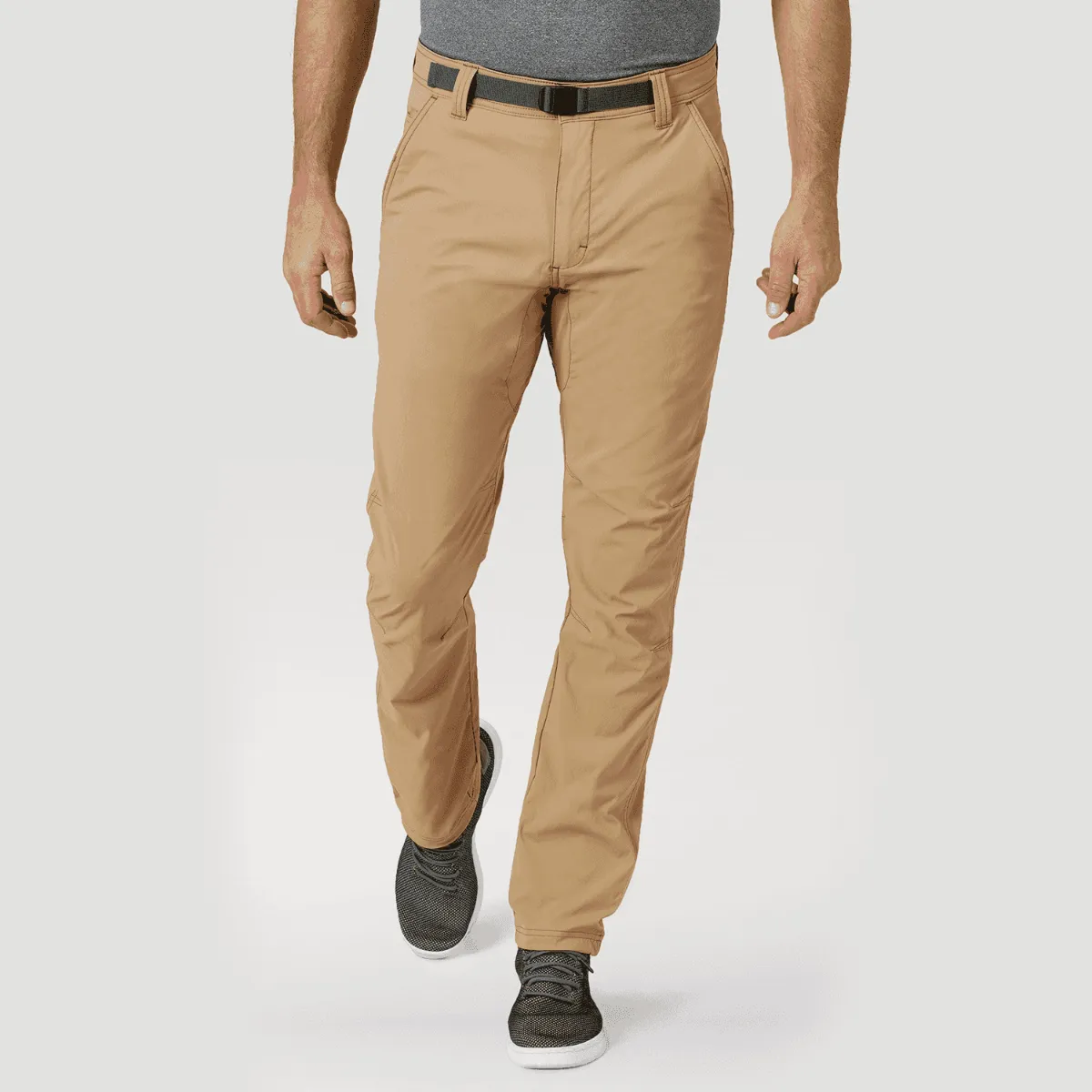 Pantalón Outdoor Hombre ATG by Wrangle Convertible Trail Jogger Café