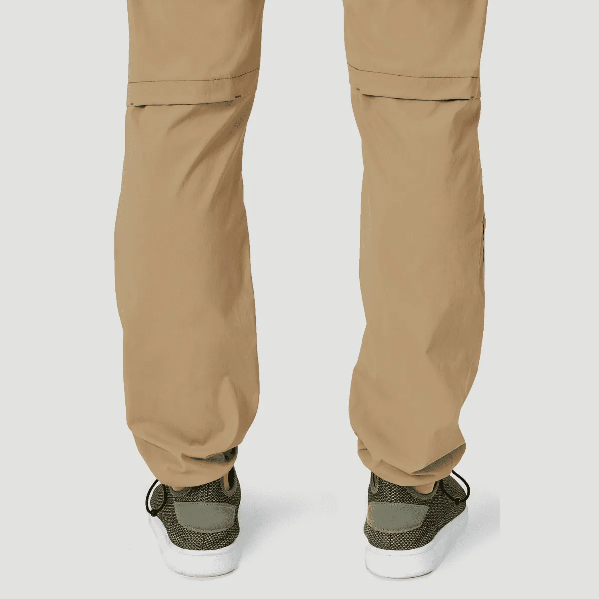 Pantalón Outdoor Hombre ATG by Wrangle Convertible Trail Jogger Café
