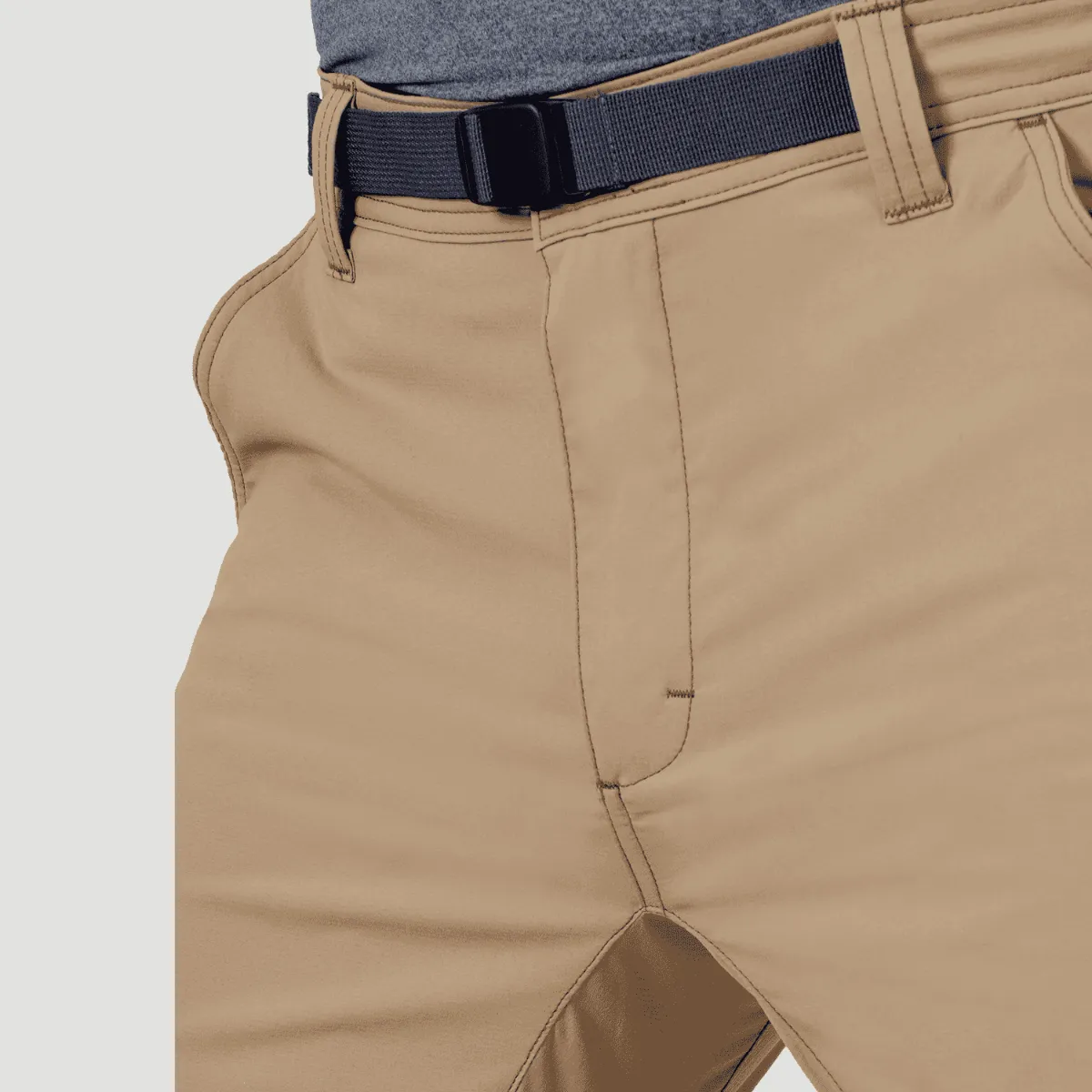Pantalón Outdoor Hombre ATG by Wrangle Convertible Trail Jogger Café