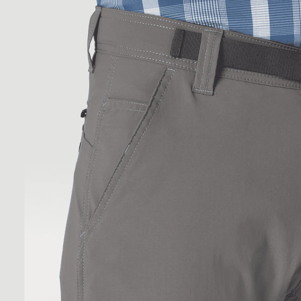 Pantalón Outdoor Hombre ATG by Wrangler Convertible Trail Jogger Gris