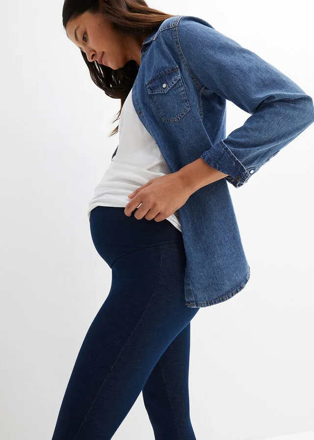 Pantalón premamá Azul