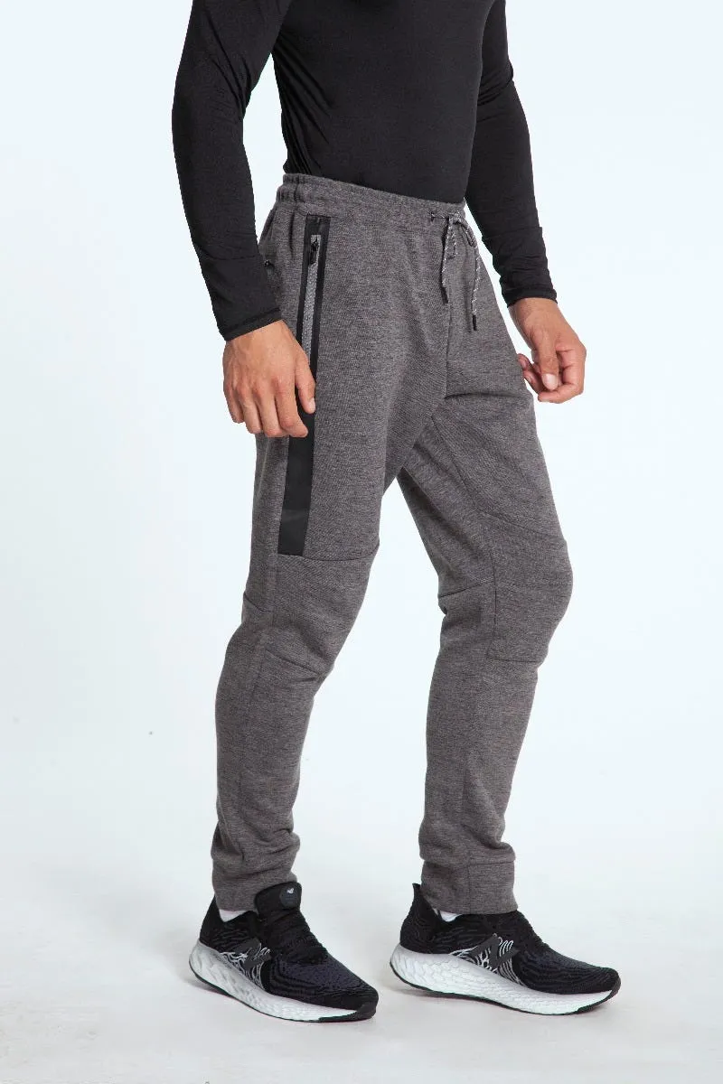 Pantalón Running Hombre ZVibes Training Gris