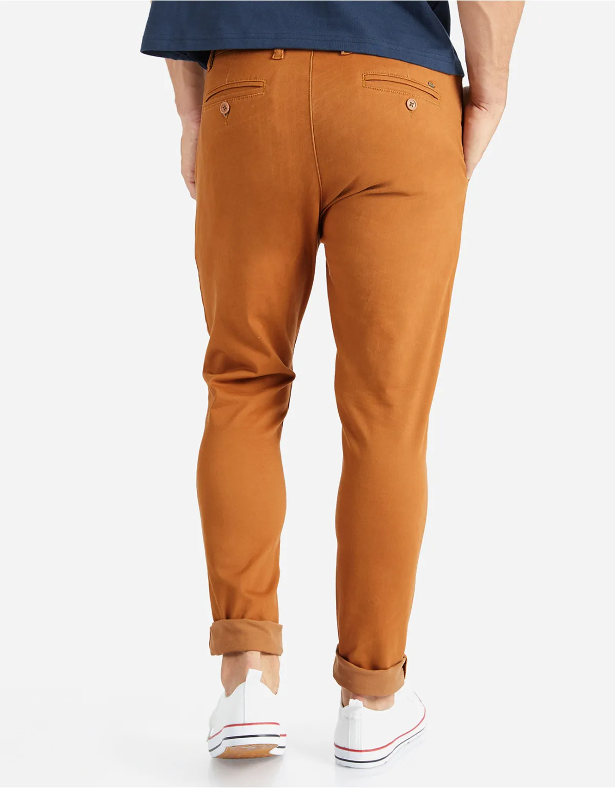 Pantalón skinny marrón