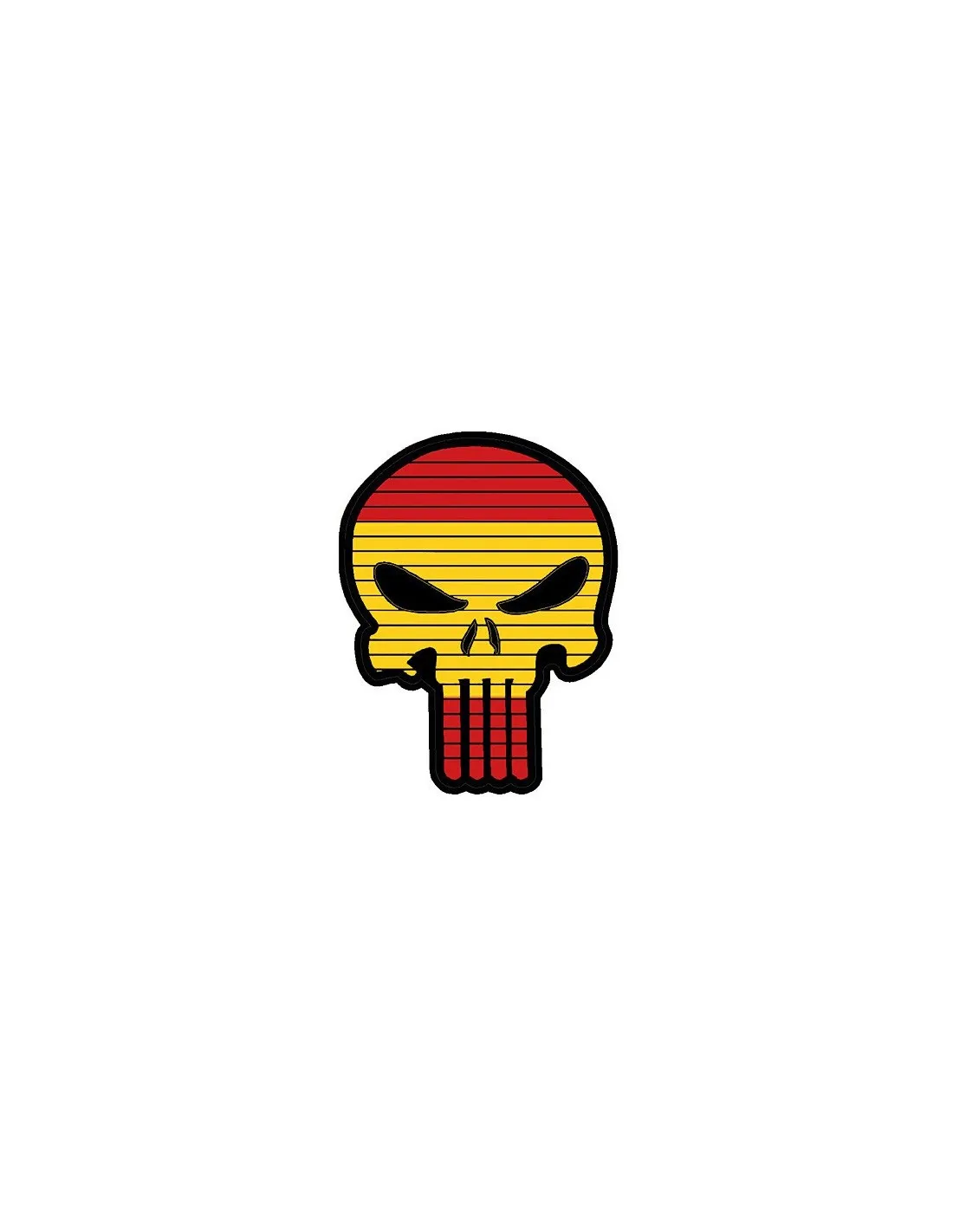 PARCHE PVC PUNISHER ESPAñA VELCRO  ACM