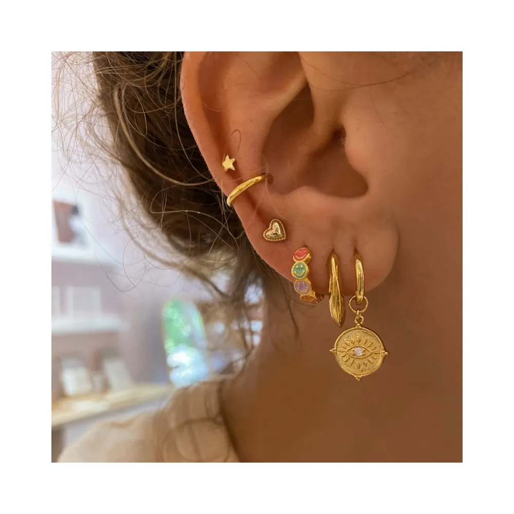 Pendiente Tiny Star Oro