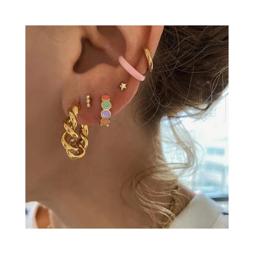 Pendiente Tiny Star Oro