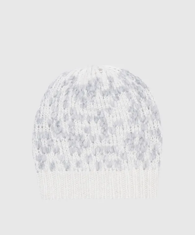 Peserico White cap with wool