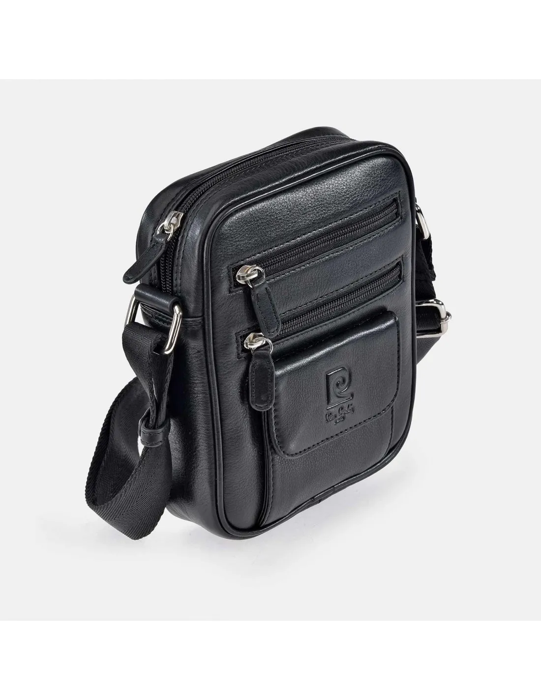 PIERRE CARDIN bolso cruzar para hombre en piel Napa