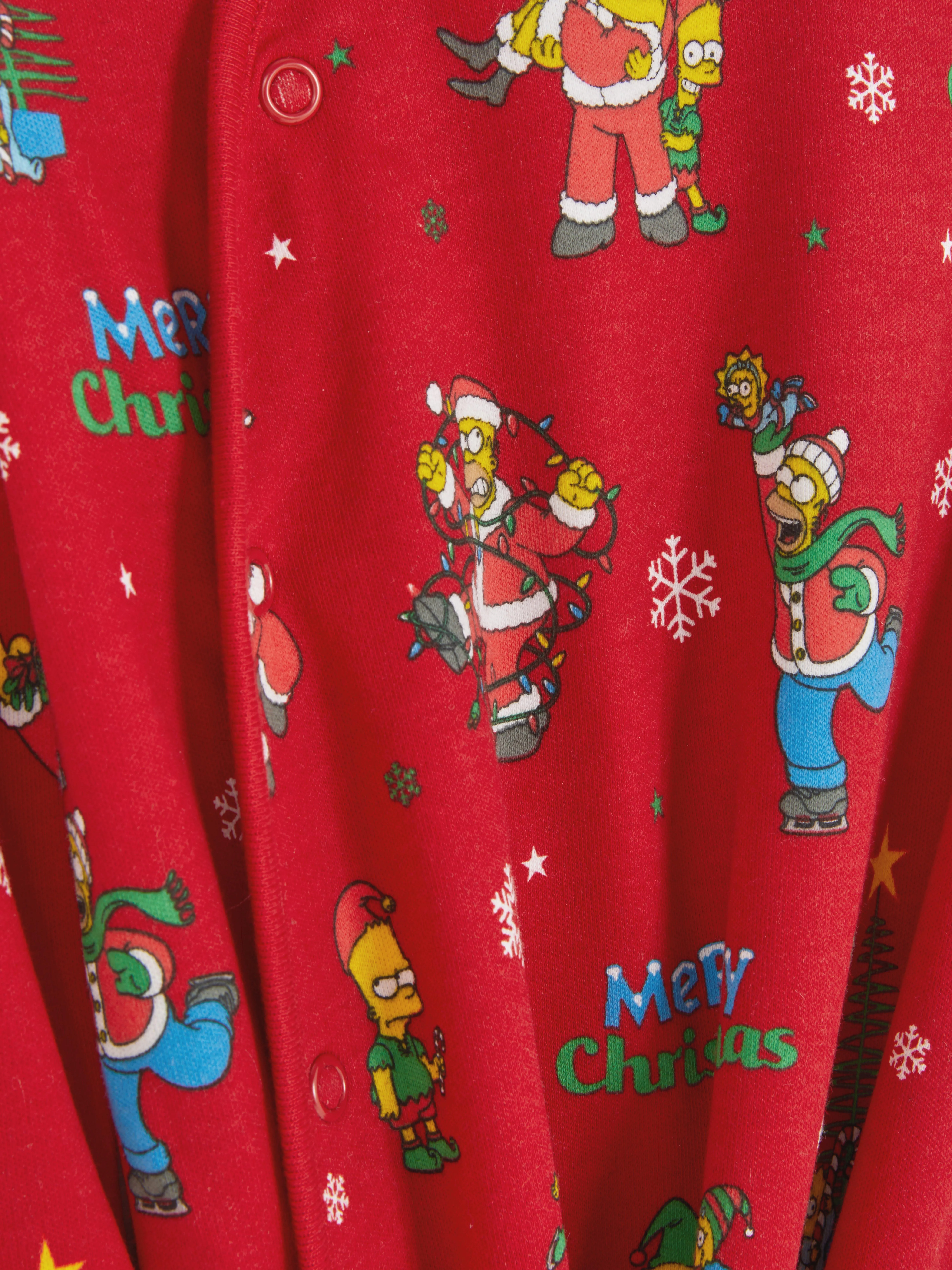 Pijama navideño de Los Simpsons para bebé