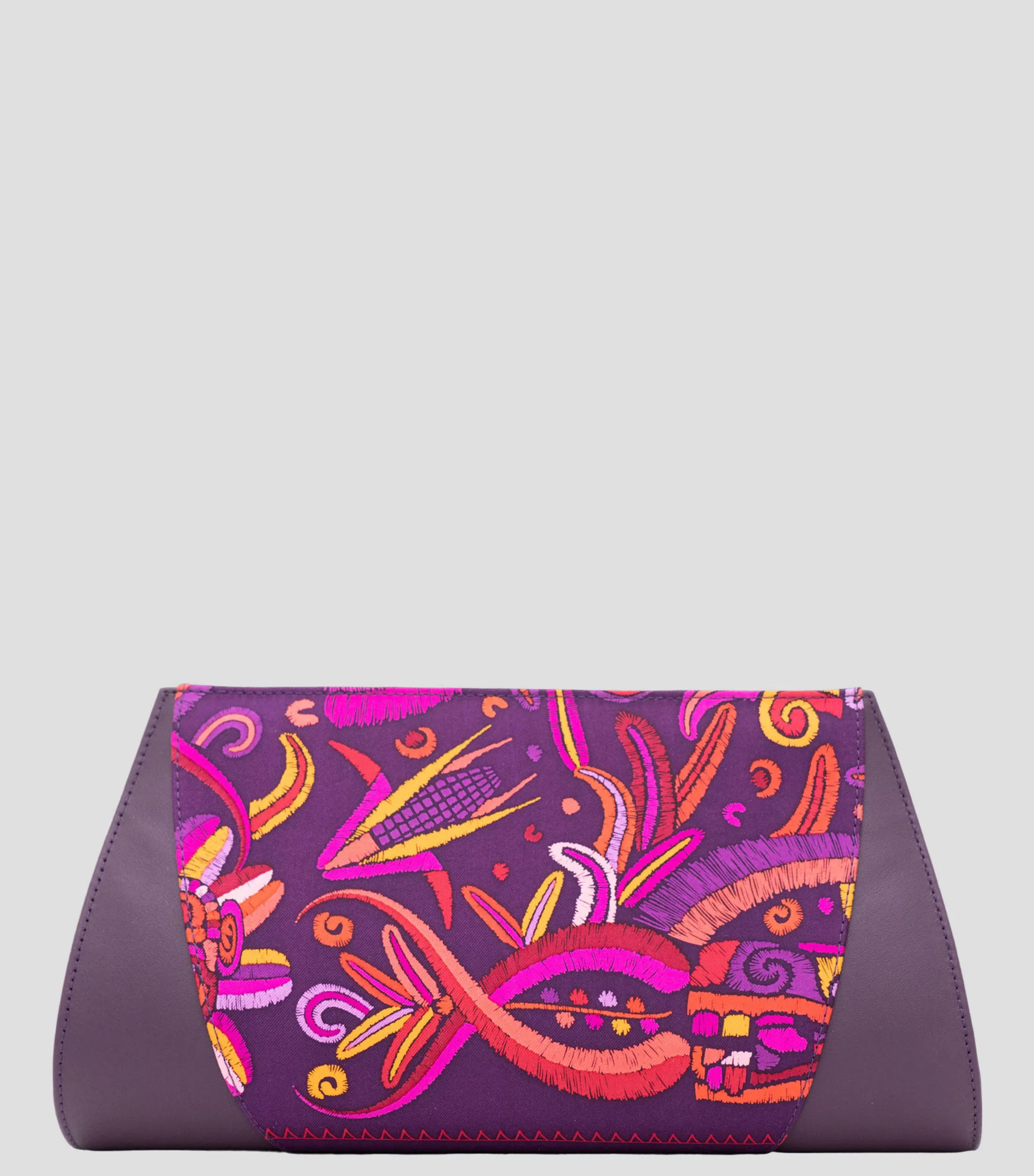 Pineda Covalin Bolso Clutch Quetzalcóatl Mujer