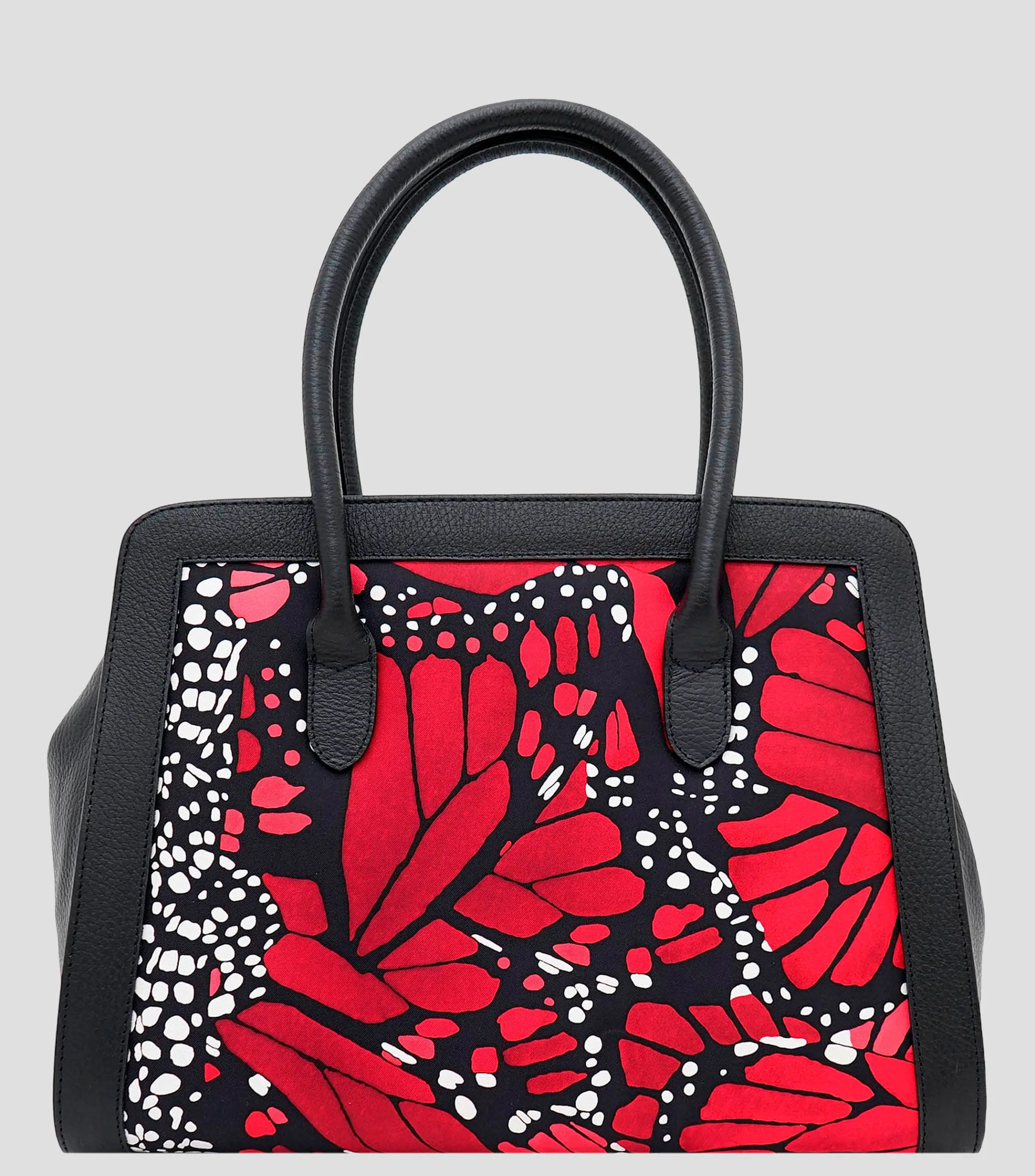Pineda Covalin Bolso Satchel en Piel Mariposas Mujer
