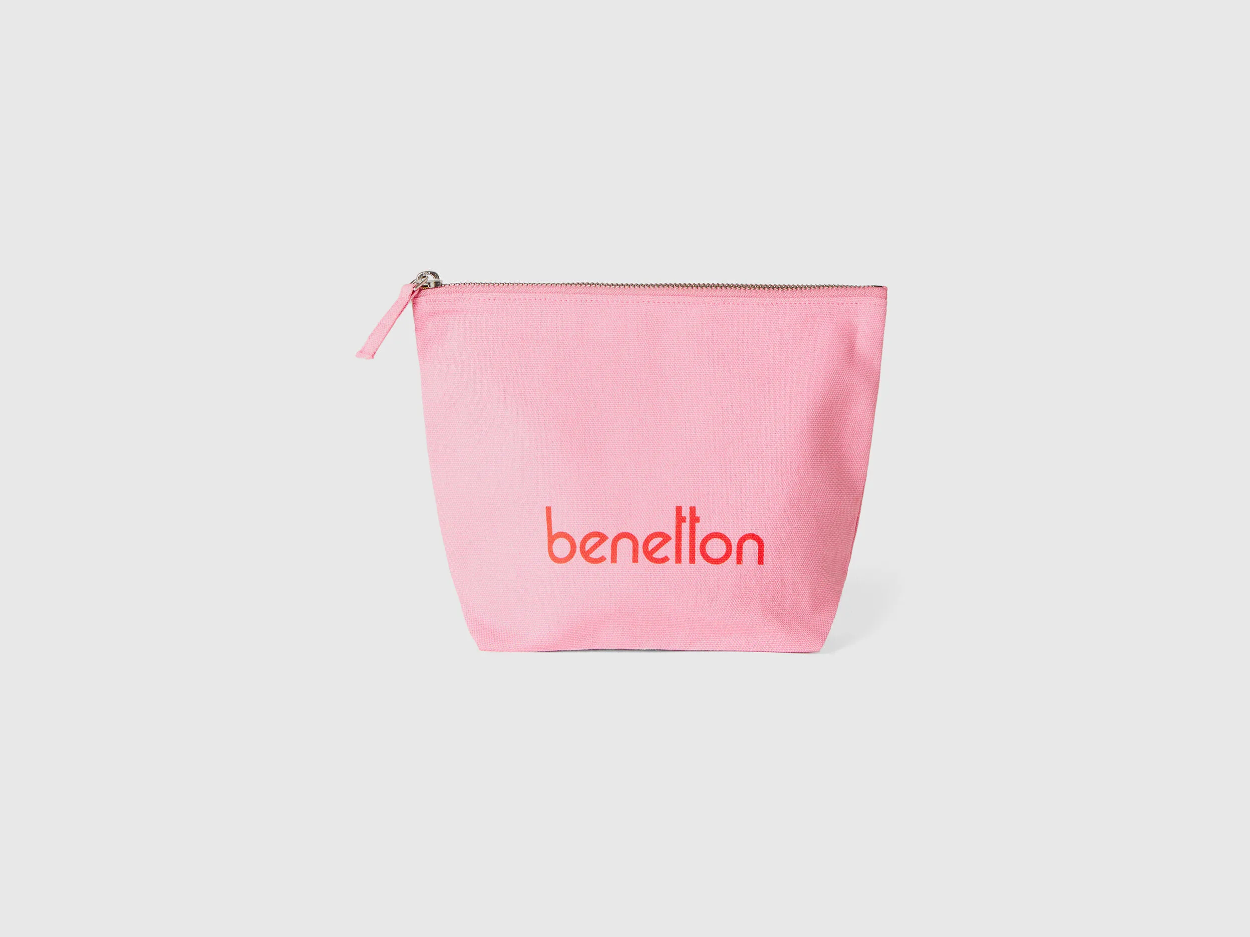 Pink clutch in pure cotton