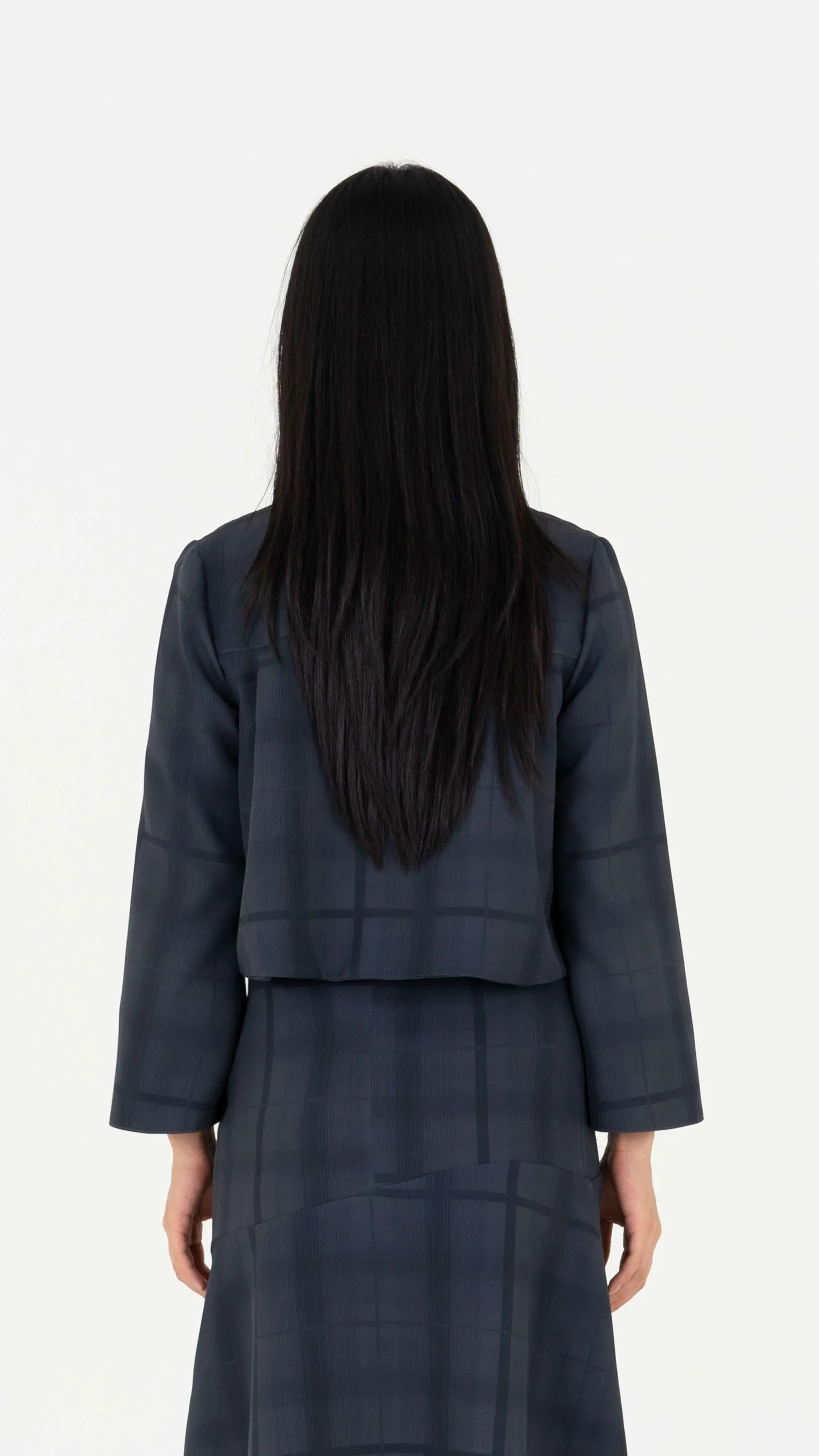 Plaid blue jacket